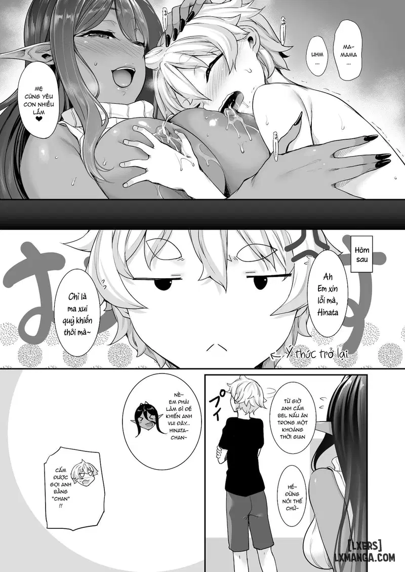 Chotto dake Ai ga Omoi Dark Elf ga Isekai kara Oikakete Kita 1 - Trang 24