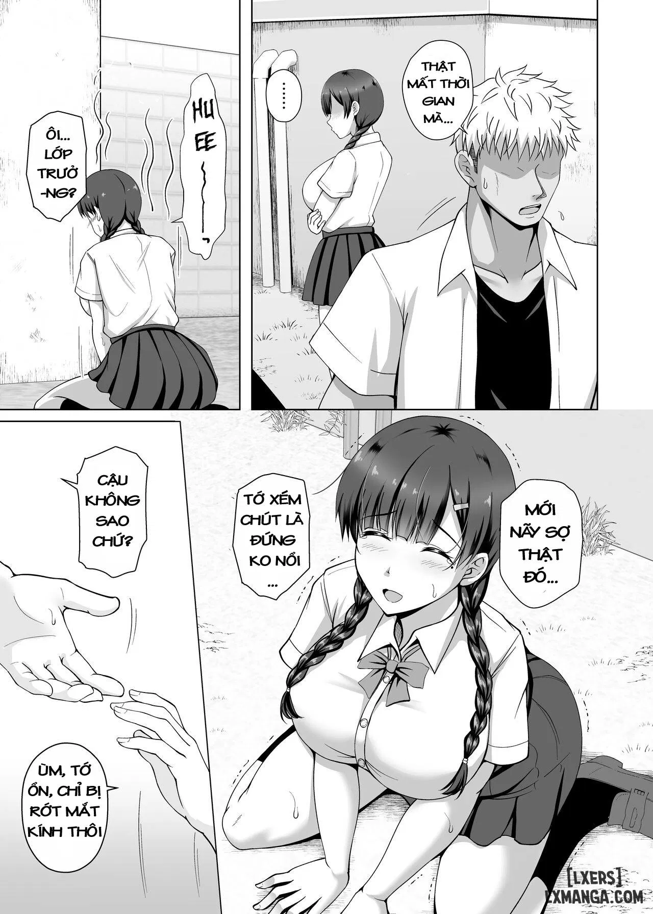 Lý do cô ấy tháo kính ~ Tình yêu đơn phương của cô lớp trưởng ngực khủng bị bạn trai hư hỏng quyến rũ - Trang 6