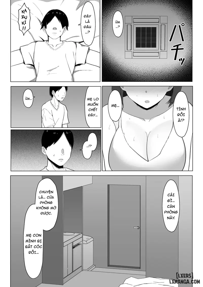 Kaa-chan to Sex Shinai to Derarenai Heya ~Kuchiurusai Haha to Hankouki no Ore~ - Trang 12