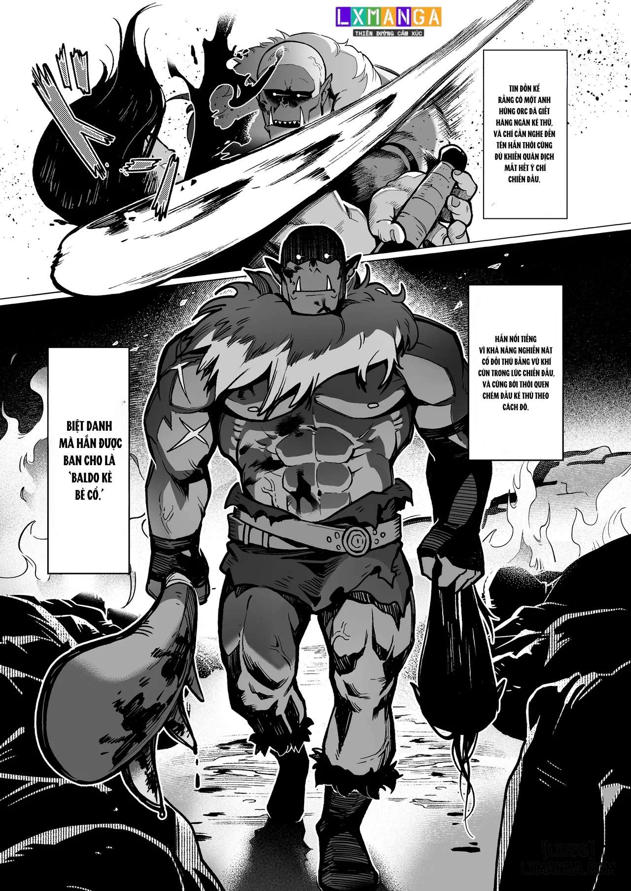 Yosei Shoukan 3-goushitsu Lacy ~Kasshoku Hada Elf o Shimei Shita Dotei Orc~ 1 - Trang 2