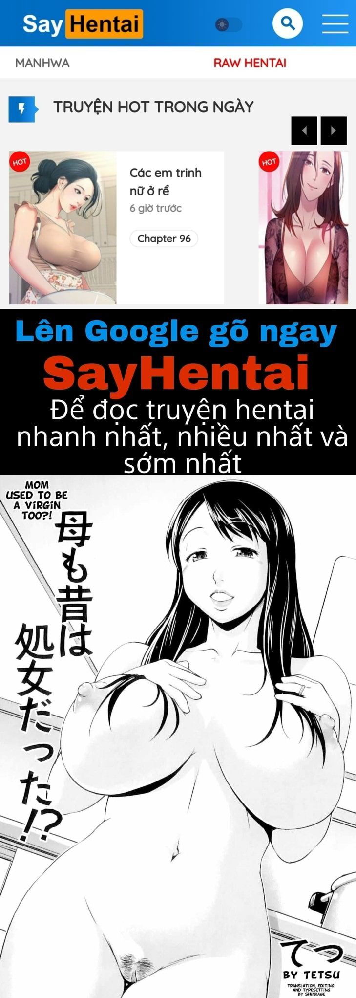 Ngày Xưa Mẹ Cũng Từng Là Thiếu Nữ Trinh Nguyên - Trang 1