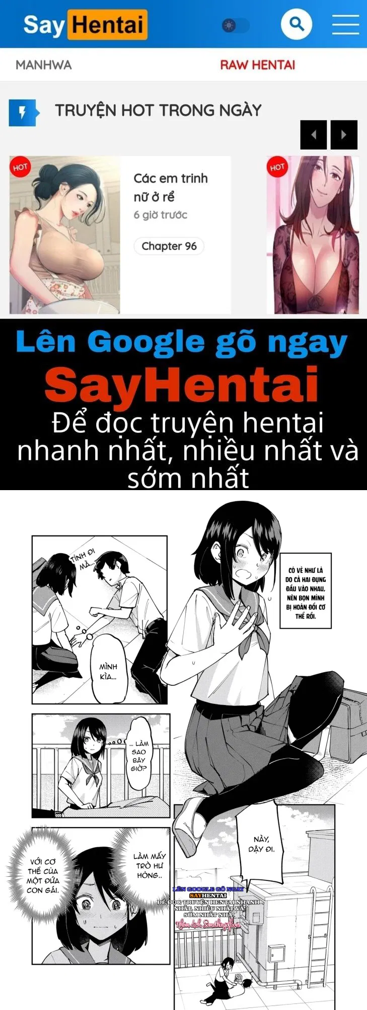 Hoán đổi thân xác với cô bạn cùng khối - Trang 1