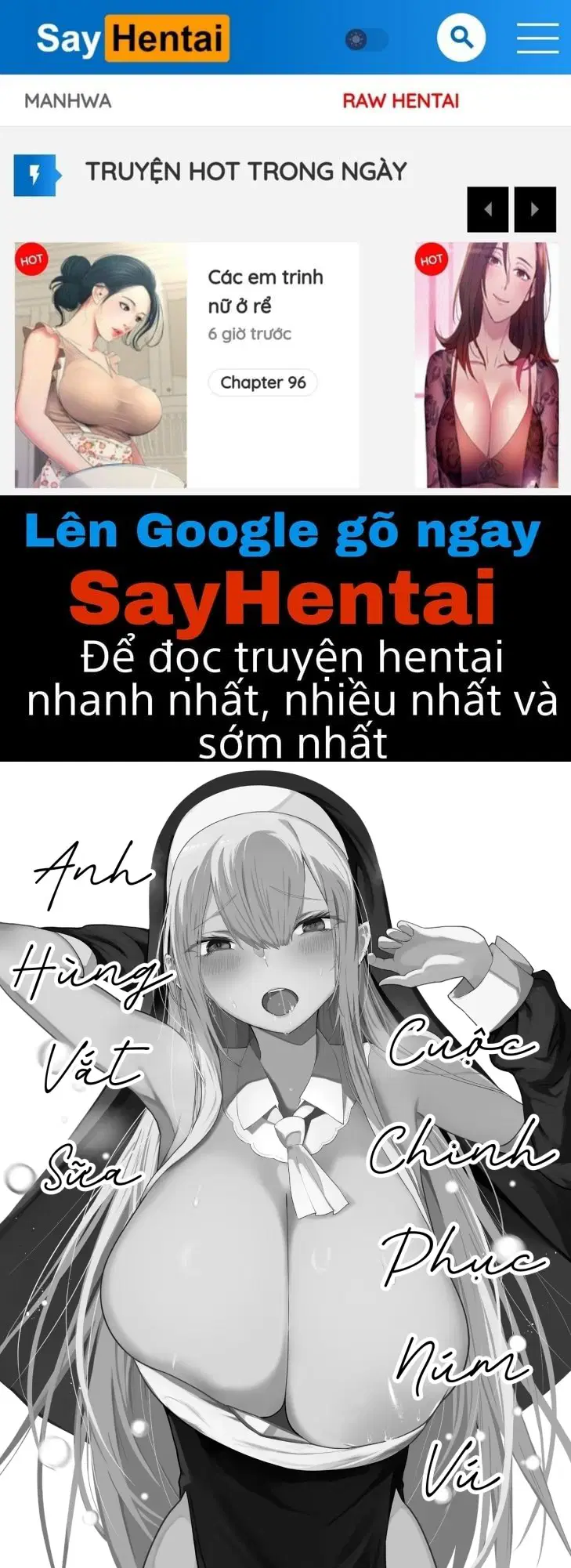 Anh Hùng Vắt Sữa_ Cuộc Chinh Phục Núm Vú - Trang 1