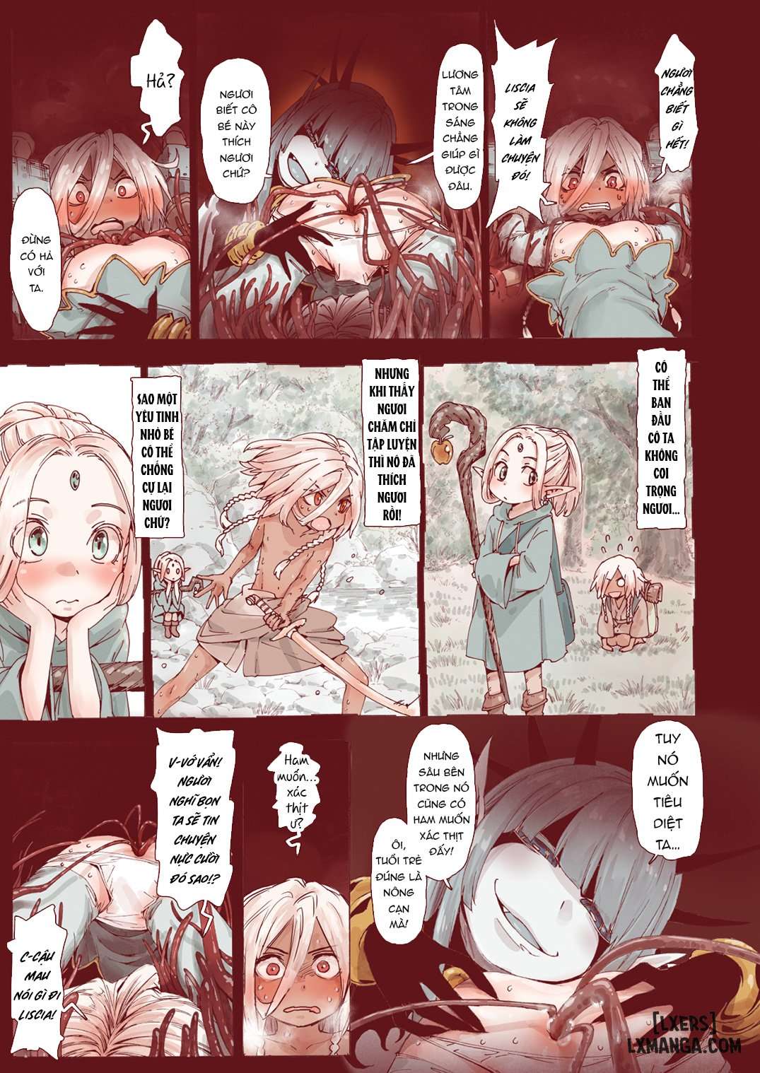 Witch of Depravity: How the Young Hero and a Tiny Elf Fell Victim to a Sorceres - Trang 11