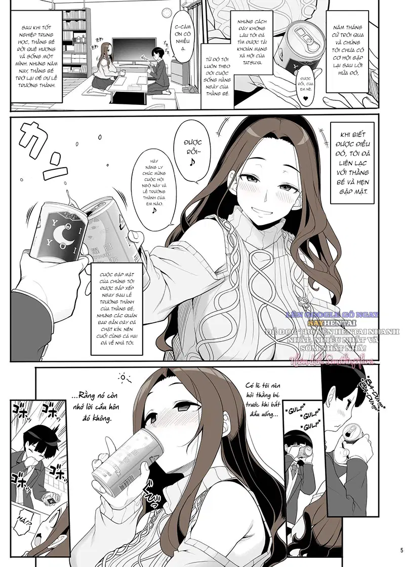 Chuyện Tôi Gặp Lại Cô Chị Gái Chung Tình, Rồi Bị Nàng Cầu Hôn Một Cách Dâm Đãng Và Bị Đắm Chìm Trong Tình Dục - Trang 4
