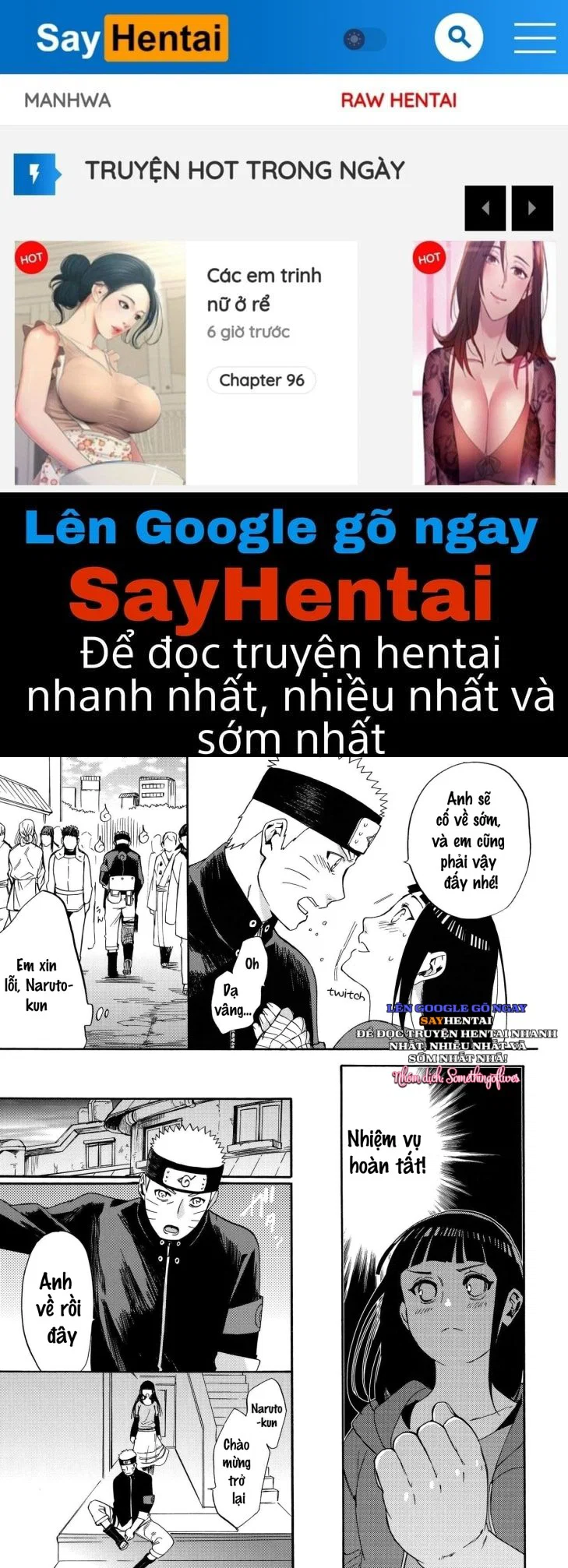 Giấc mơ của đệ Thất được đụ Hinata [Không che] - Trang 1