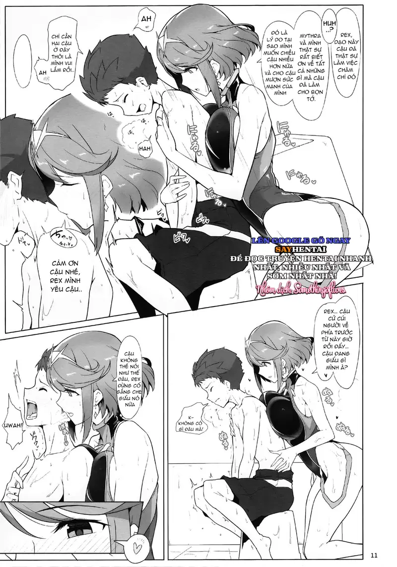 Một cuốn sách về việc làm những chuyện dâm dục trong bồn tắm với Pyra (Xenoblade Chronicles 2) - Trang 10