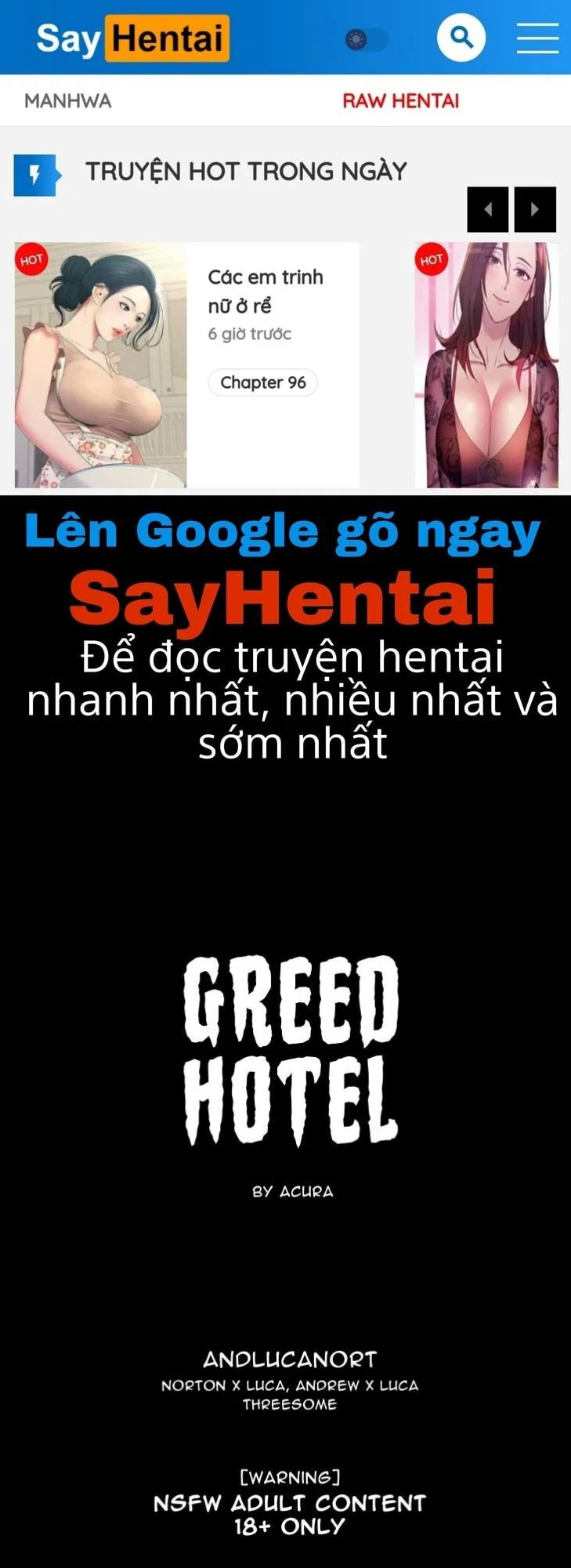 Greed hotel - Trang 1