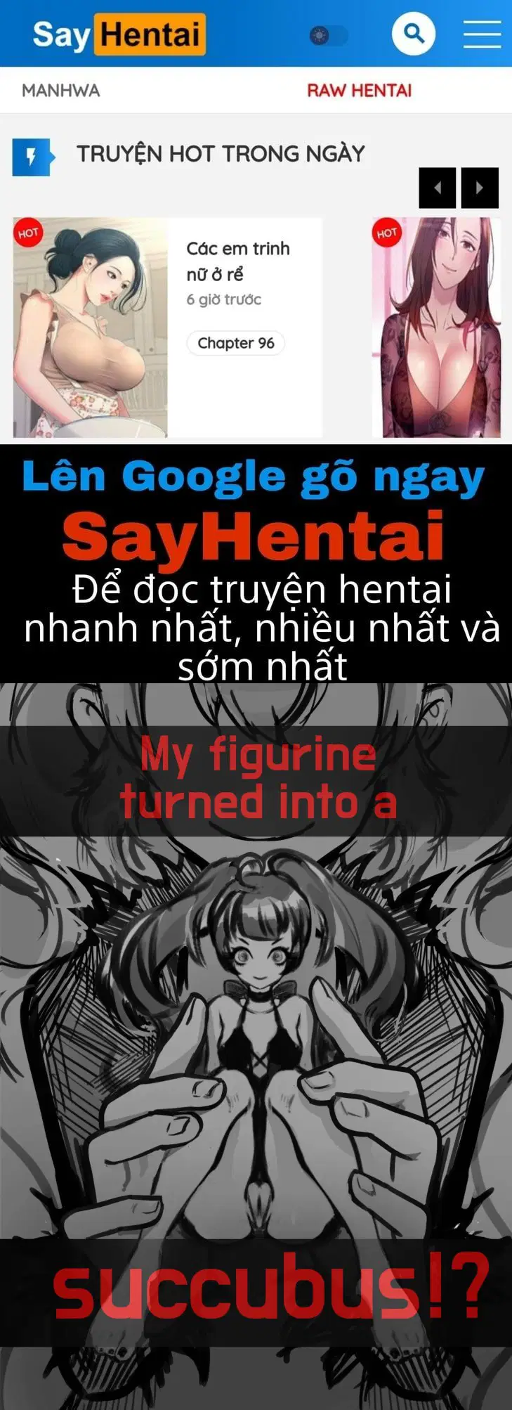 Tượng nhỏ của tôi đã biến thành một succubus! - Trang 1