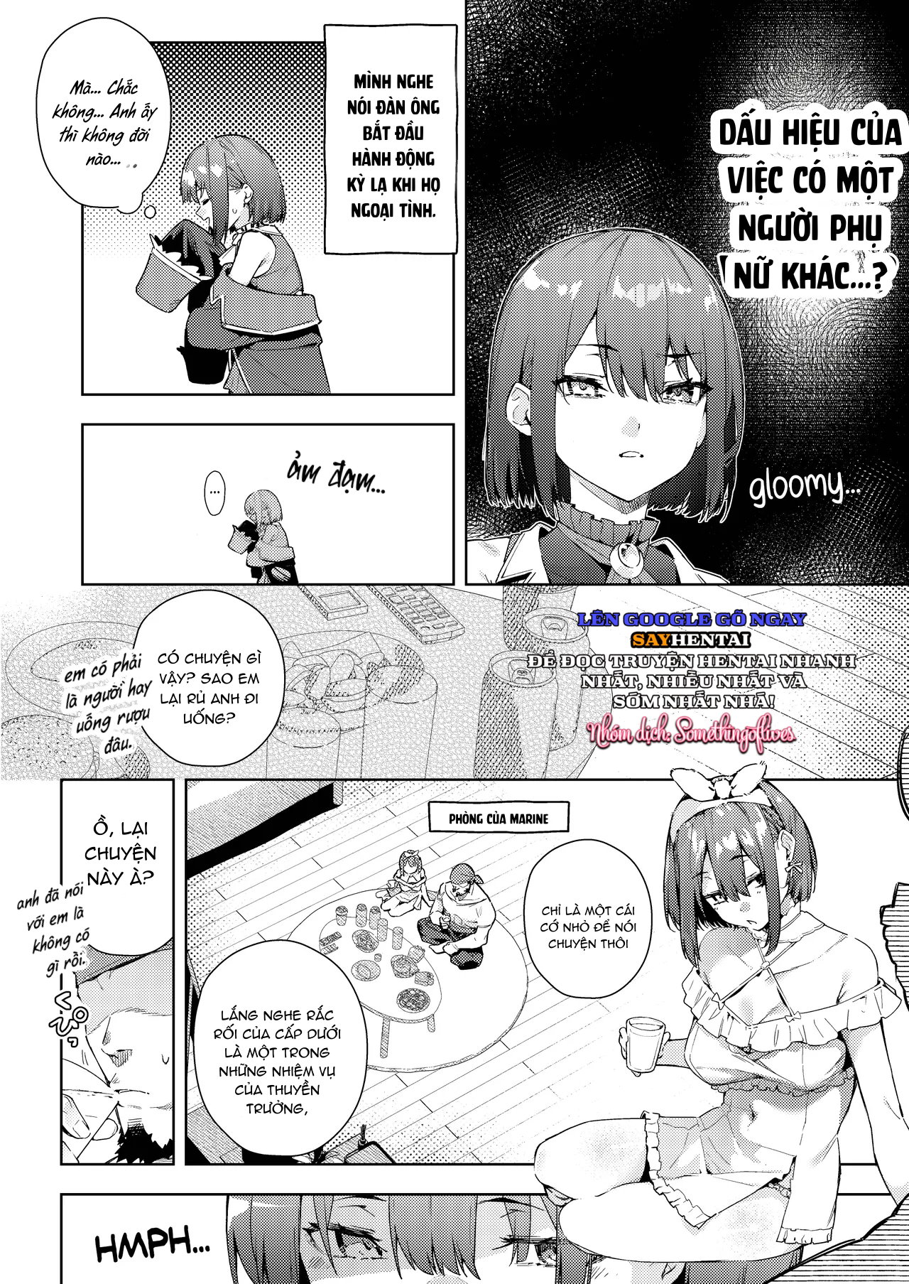 Eating Marine's Sweet & Fluffy Omurice By Force?! - Trang 2