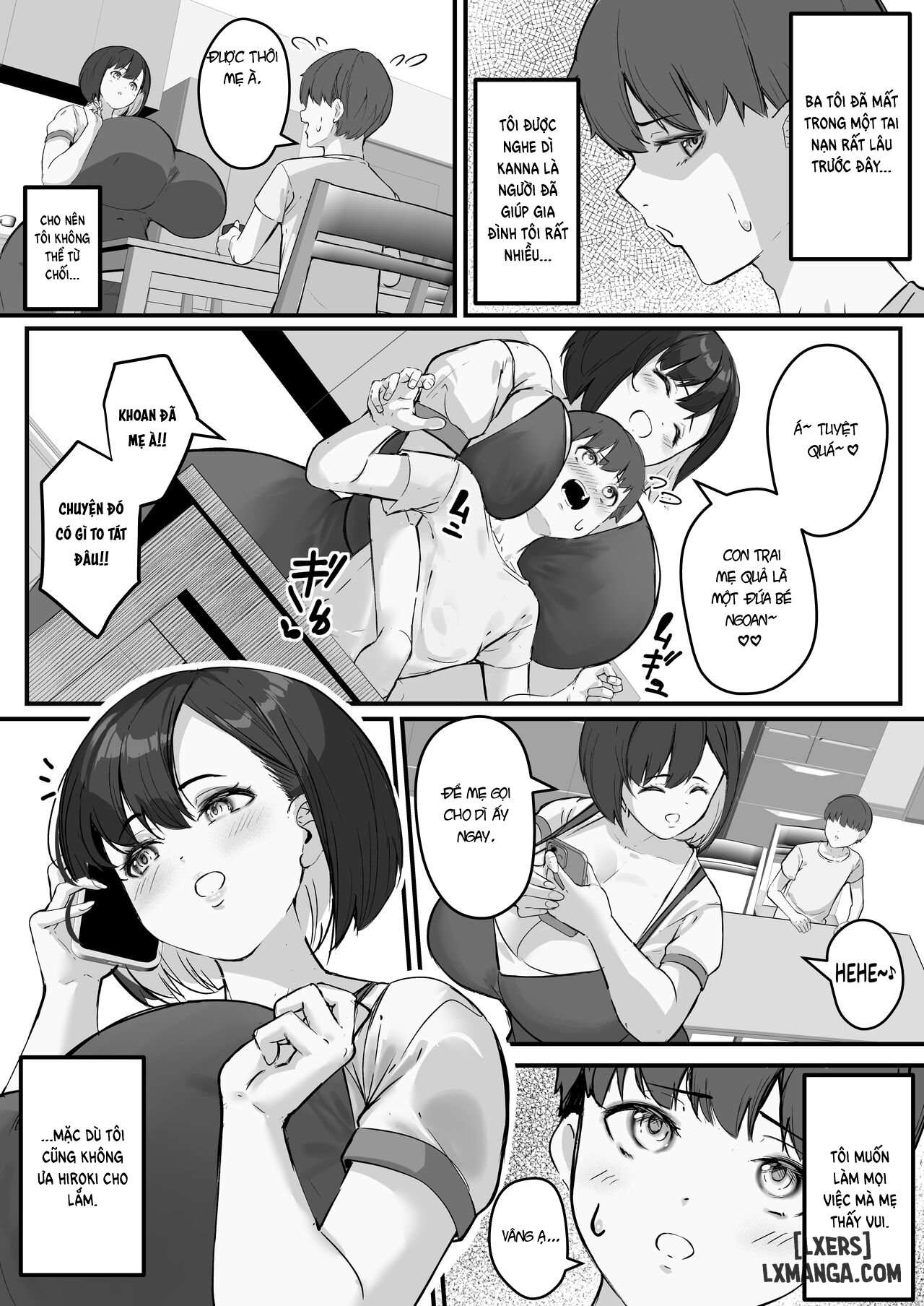 Netorare Kaa-san - Kaa-san ga Aitsu no Nikubenki ni Natta Hii - Trang 5