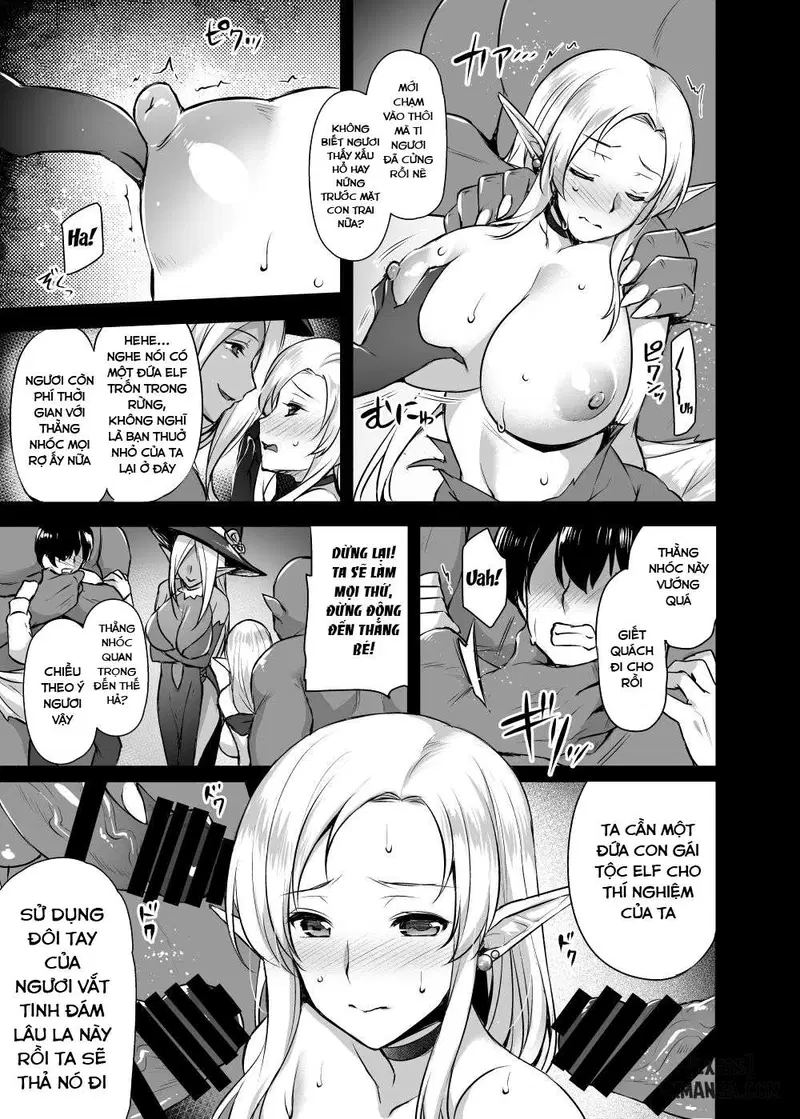 Elf no Okaa-san ~Giri no Musuko no Me no Mae de Orc ni Okasaretee - Trang 9