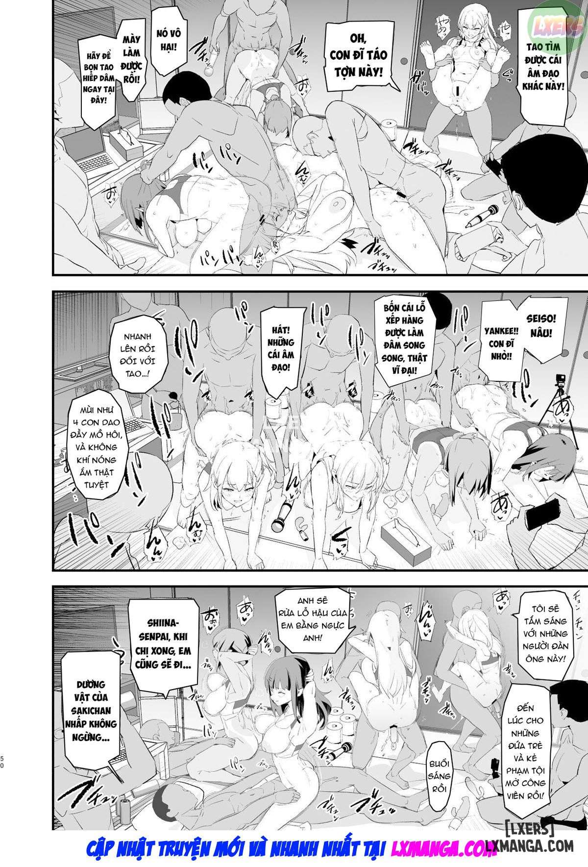 Watashi-tachi no Onaho Koukan Gasshuku Ichinichime to Futsukame! - Trang 53