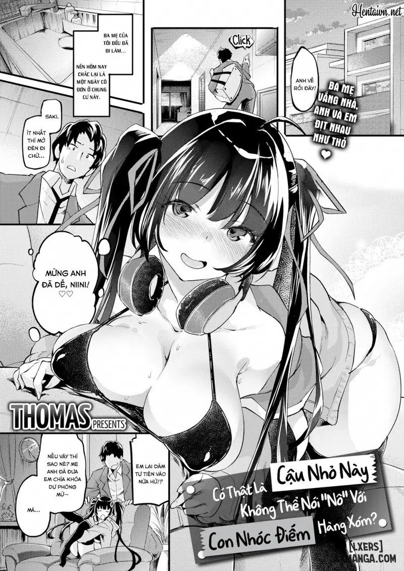 Is It True Your Little Guy Can't Say No to the Slutty Brat Next Door - Trang 1