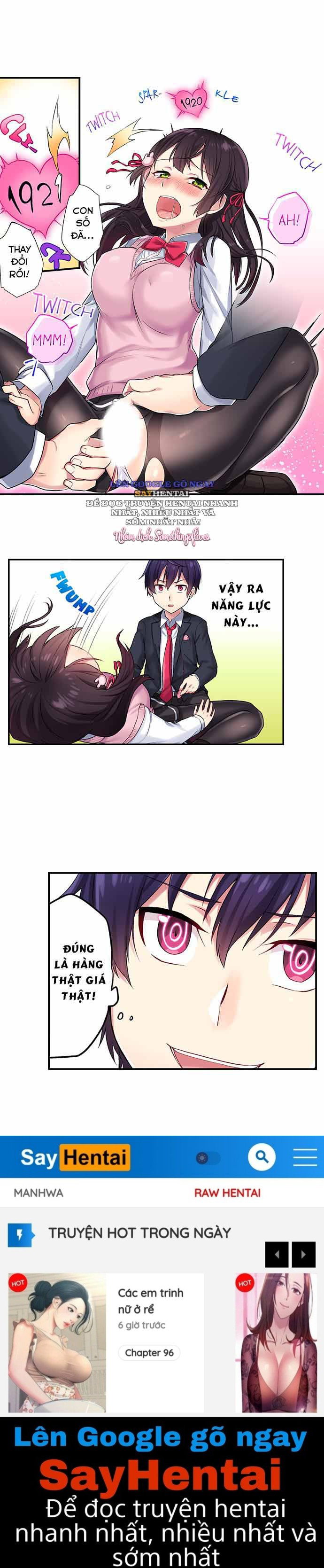 Hội Trưởng Ủy Ban_ Vừa Rồi Cậu Tự Sướng Trong Nhà Tắm Phải Không_ - Khả Năng Nhìn Thấy Số Lần Cực Khoái Của Người Khác 1 -_ 10 - Trang 10