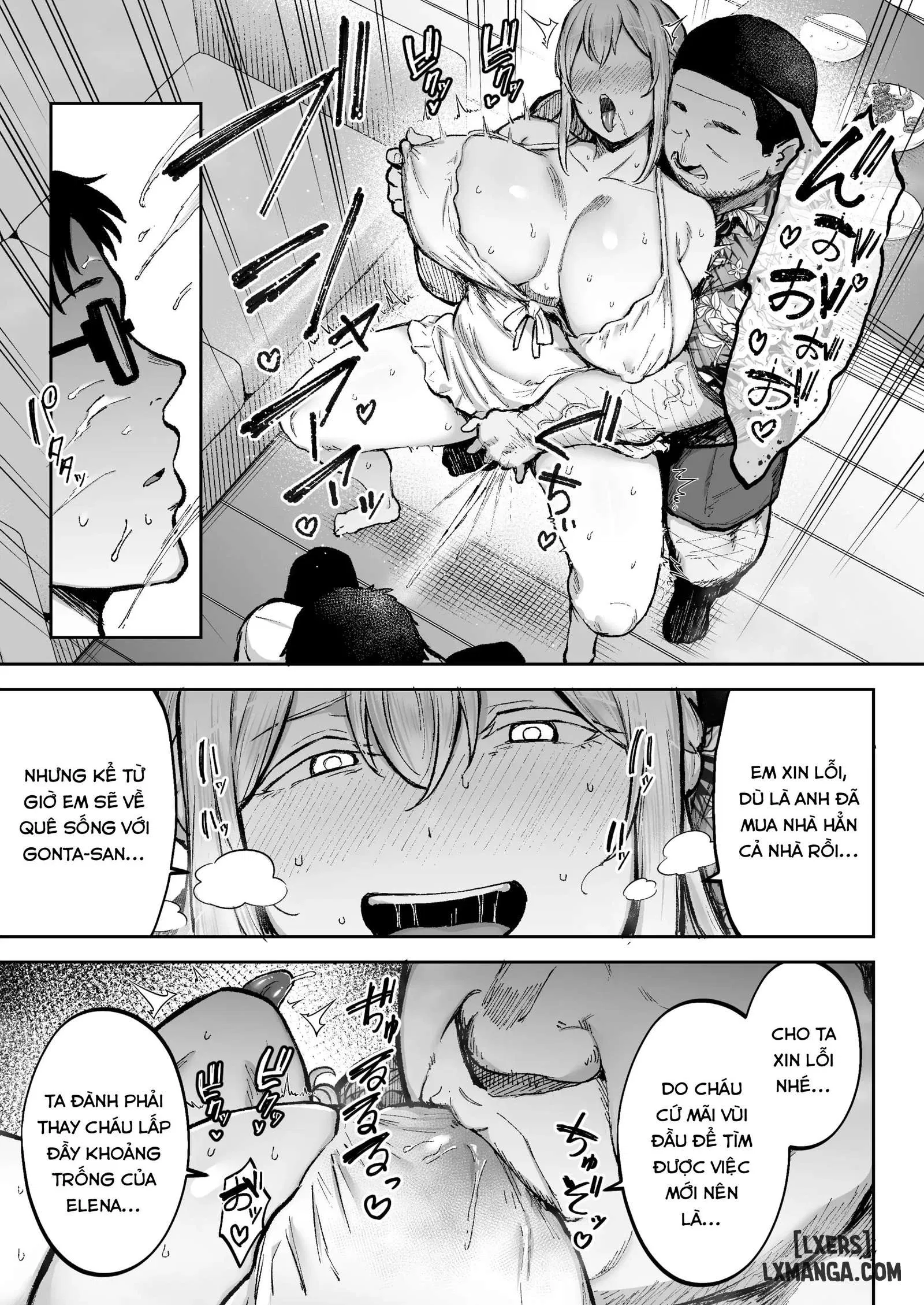 Netorareta Bakunyuu Blonde Zuma Elena 3 - Trang 17