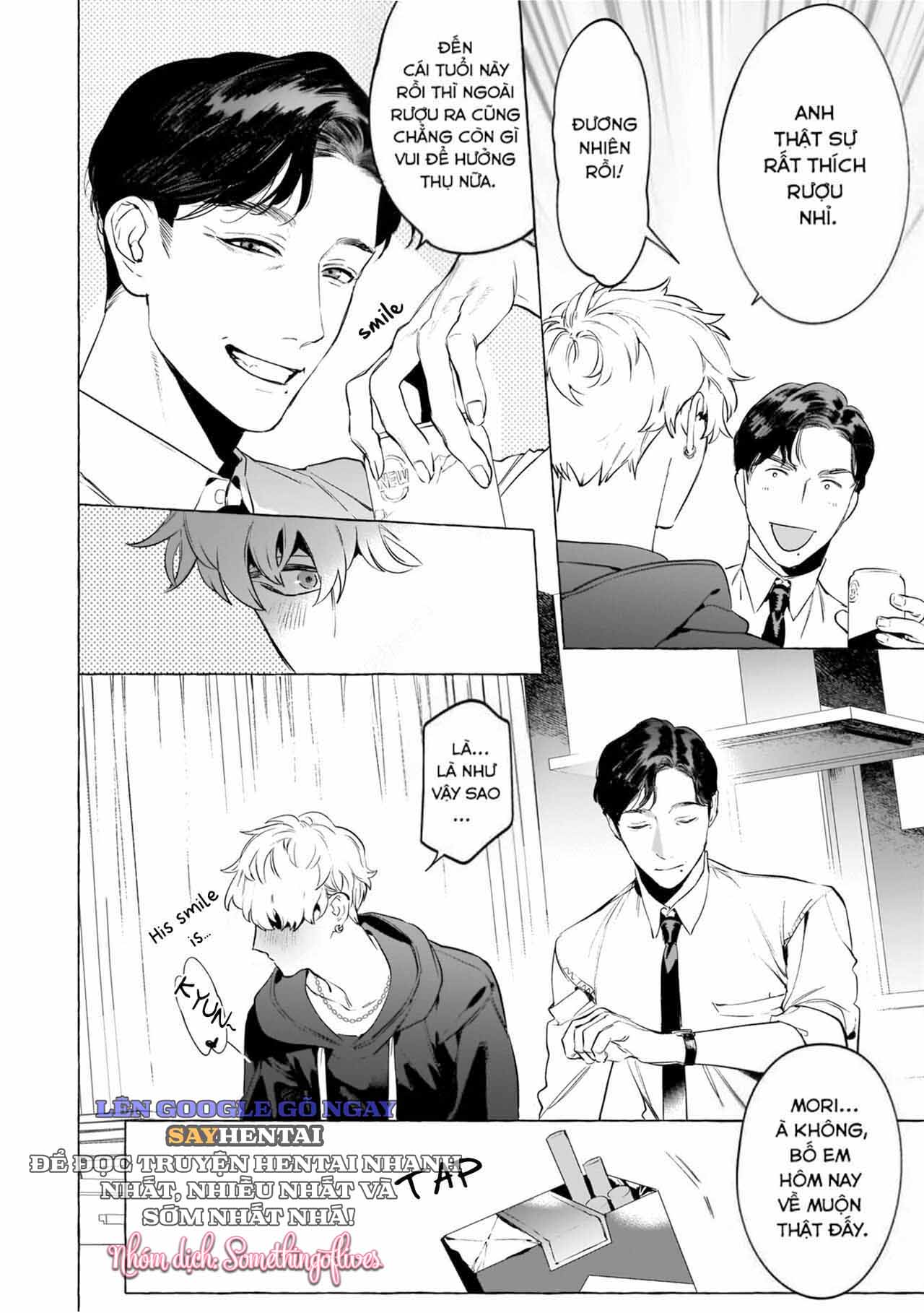 Hôn Môi Lẫn Lộn Rượu Và Thuốc Lá - Trang 4