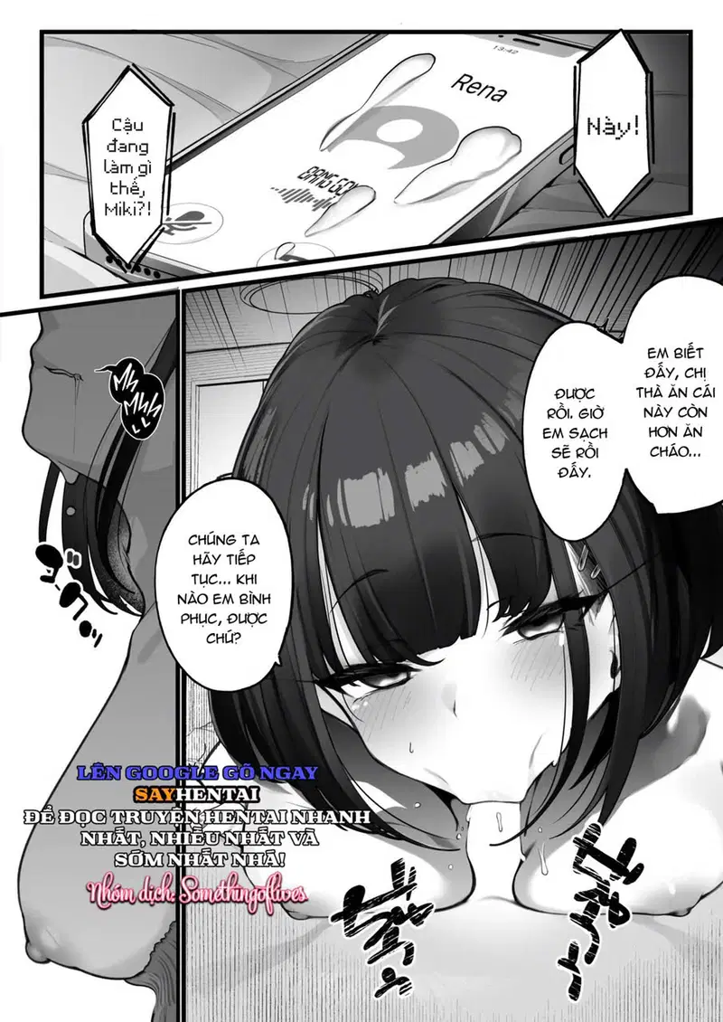 Đời sống tình dục của tôi với chị gái trẻ con! Lỗ nào sướng hơn_ - Trang 10