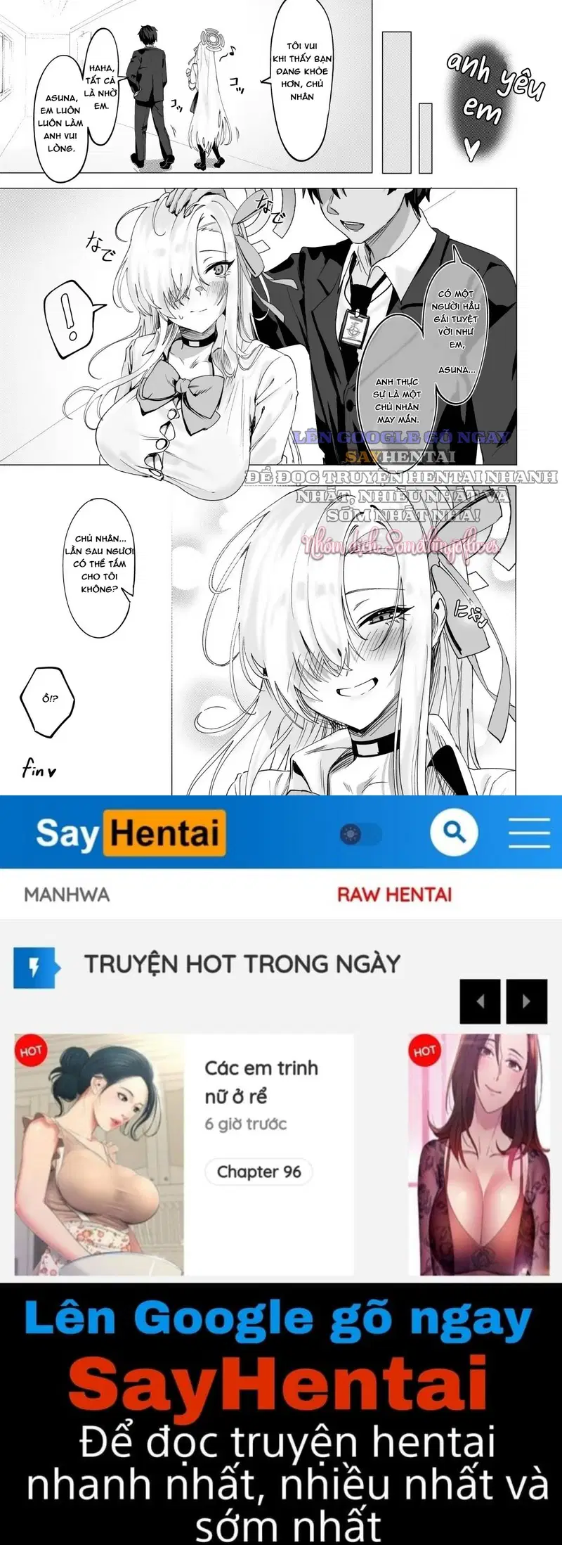 Asuna muốn làm chủ nhân của mình vui lên - Trang 11