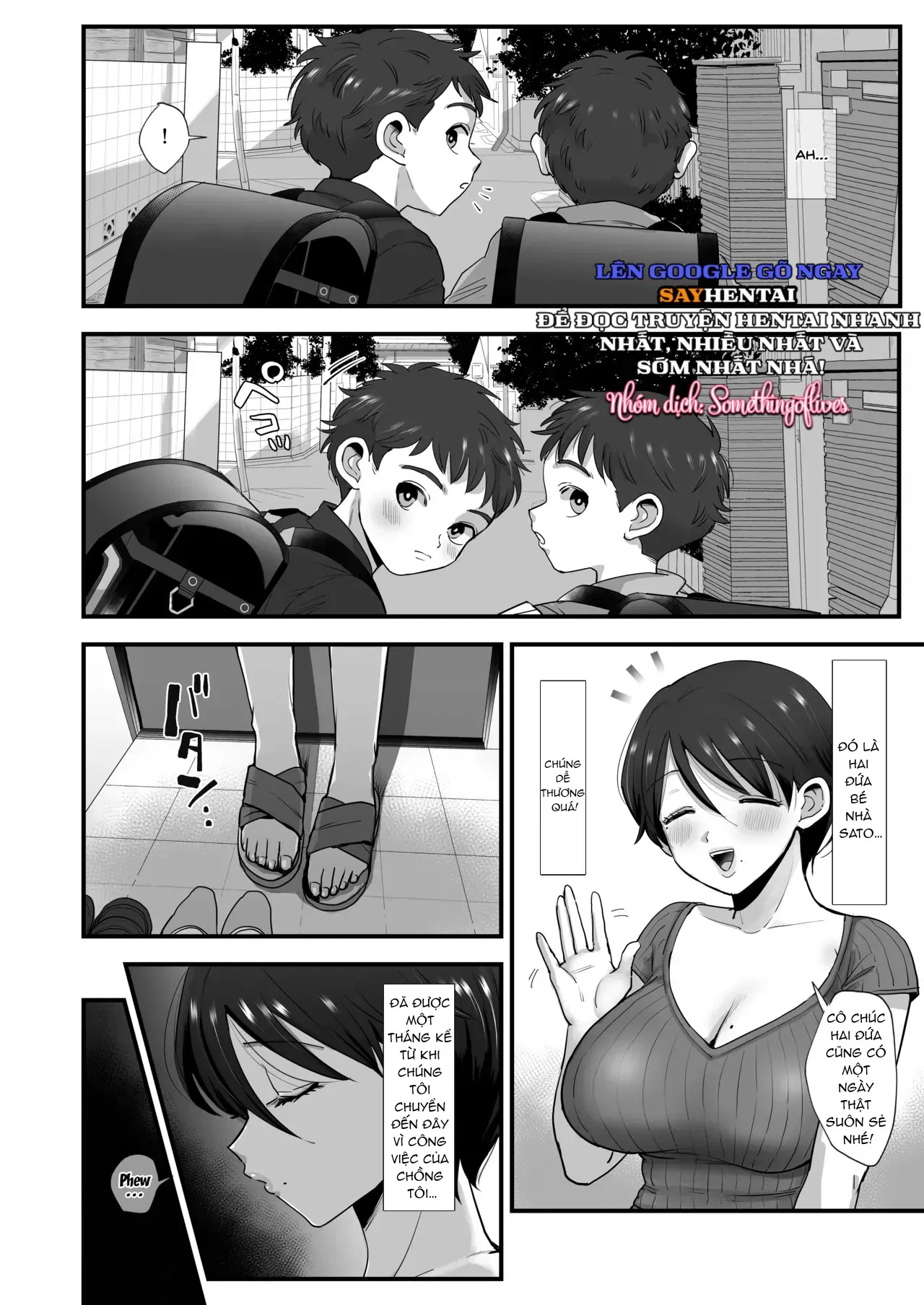 Người mẹ mảnh mai, dịu dàng và có bộ ngực lớn. - Đã được kiểm duyệt - Trang 4