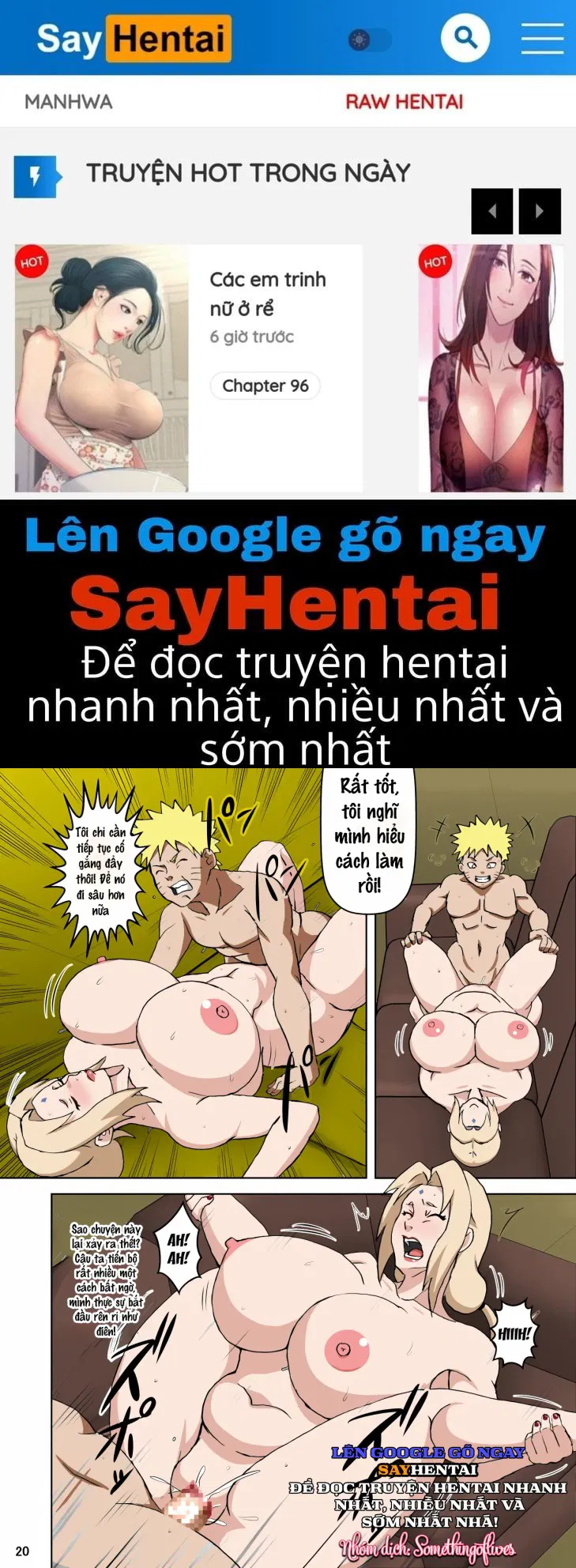 ToroTsuna Dùng tình dược lên Hokage - Trang 1