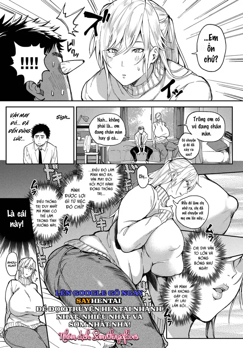 Hãy bắt lấy chị gái đi, chàng trai trẻ! - Trang 9