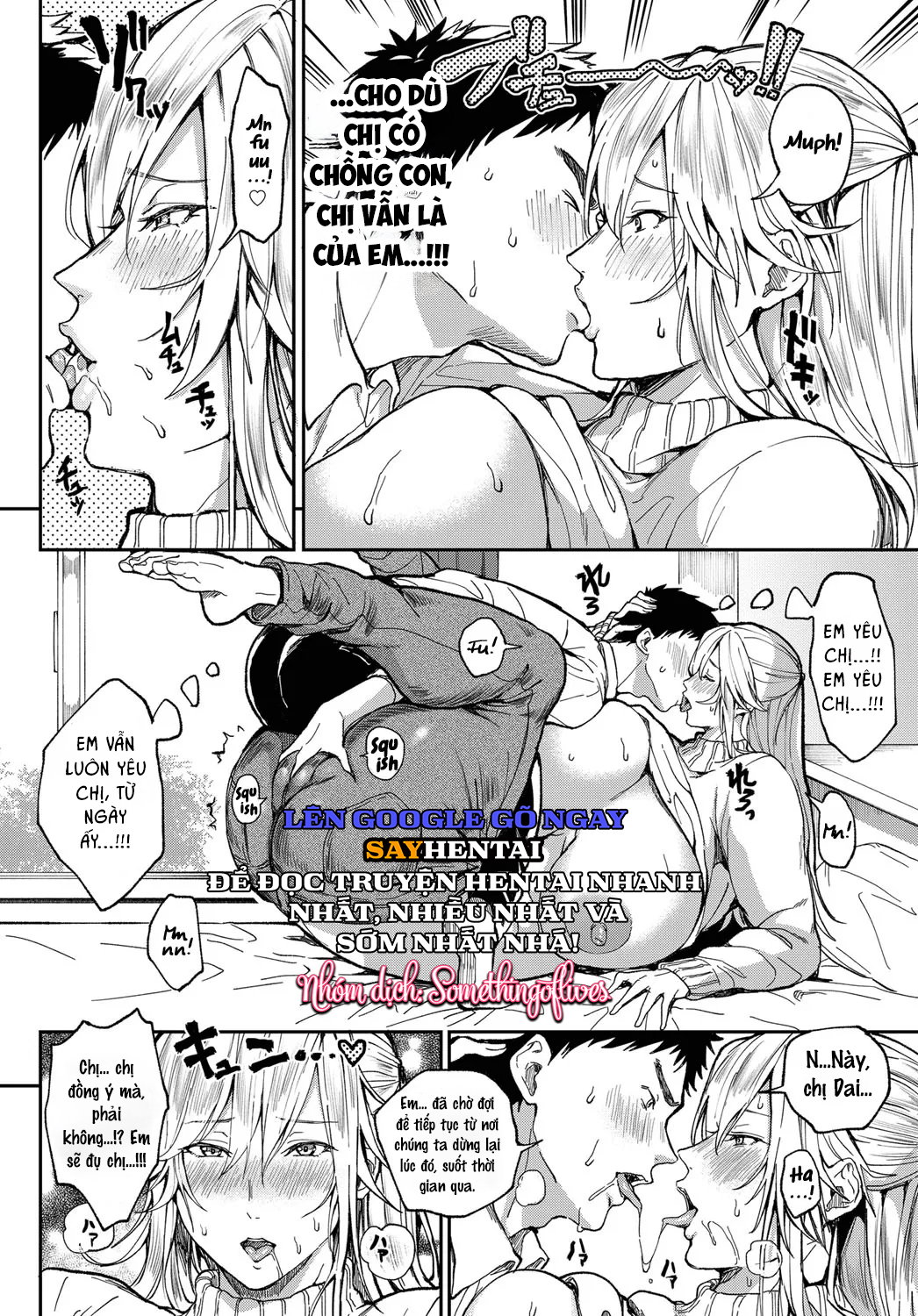 Hãy bắt lấy chị gái đi, chàng trai trẻ! - Trang 12