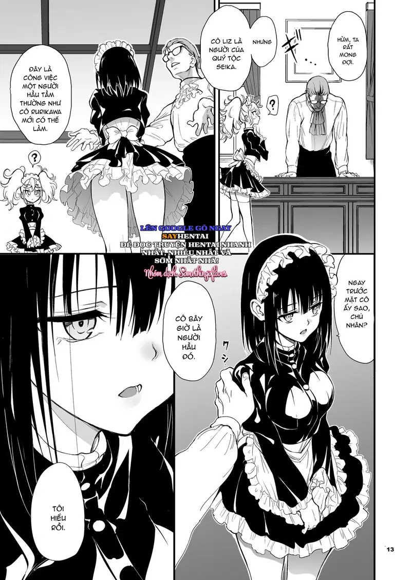 Học viện hầu gái - Quý tộc sa ngã Rurikawa Tsubaki - Trang 13