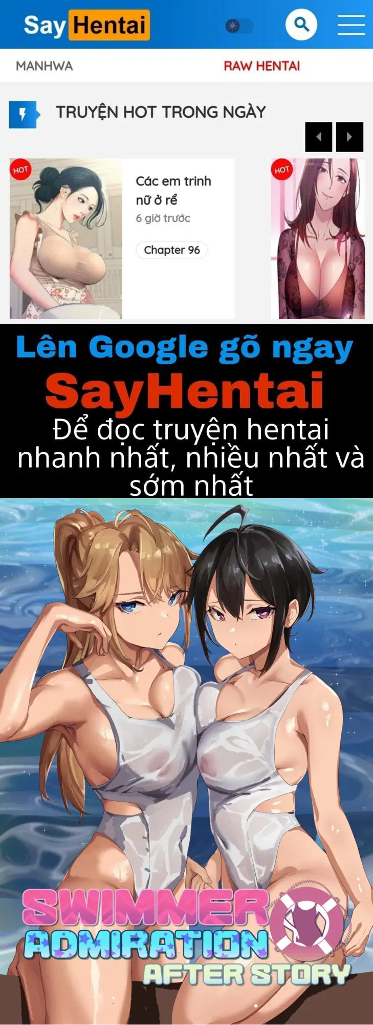 Sự ngưỡng mộ của tôi với vận động viên bơi lội gợi cảm - Trang 1