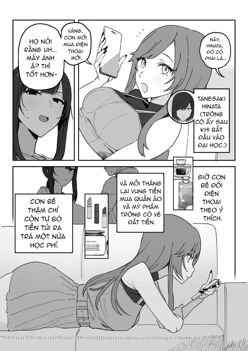 Khiến cho cô ấy ra mắt phim người lớn doujin thay cho con gái mình - Trang 4