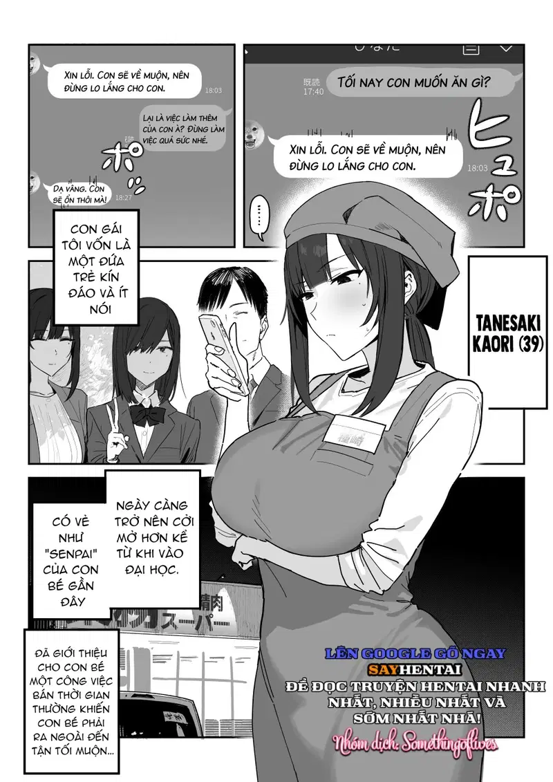 Khiến cho cô ấy ra mắt phim người lớn doujin thay cho con gái mình - Trang 3