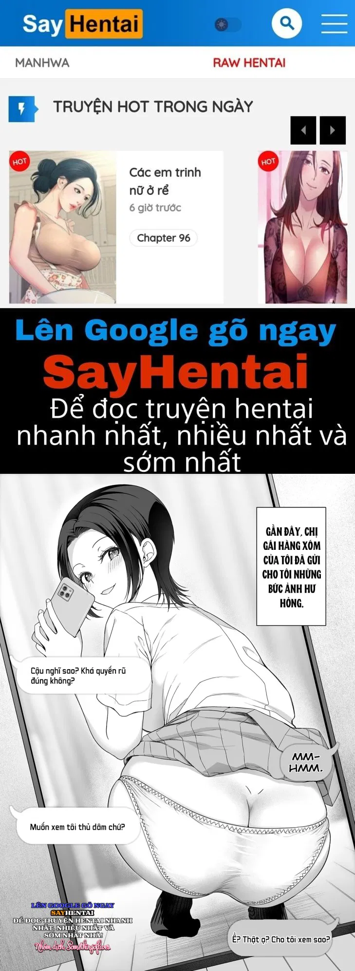 Chị hàng xóm - Trang 1