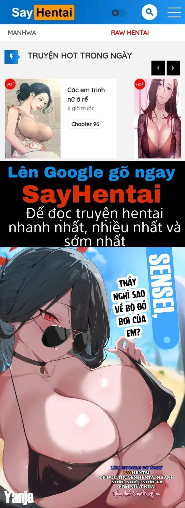 Cô học trò dâm đãng trong bộ đồ bơi gợi cảm - Trang 1