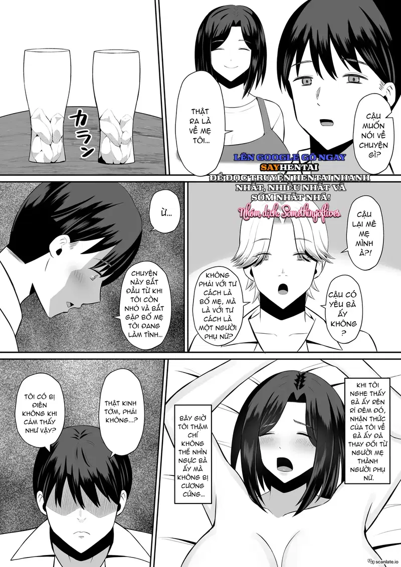 Trao đổi Mẹ ~Tôi và Mẹ Thức Tỉnh Ham Muốn Tình Dục Thực Sự Qua Trao Đổi Mẹ 1 - Trang 8