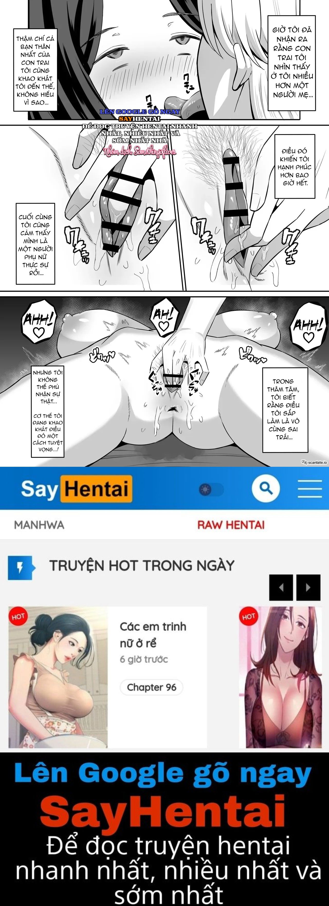 Trao đổi Mẹ ~Tôi và Mẹ Thức Tỉnh Ham Muốn Tình Dục Thực Sự Qua Trao Đổi Mẹ 1 - Trang 20