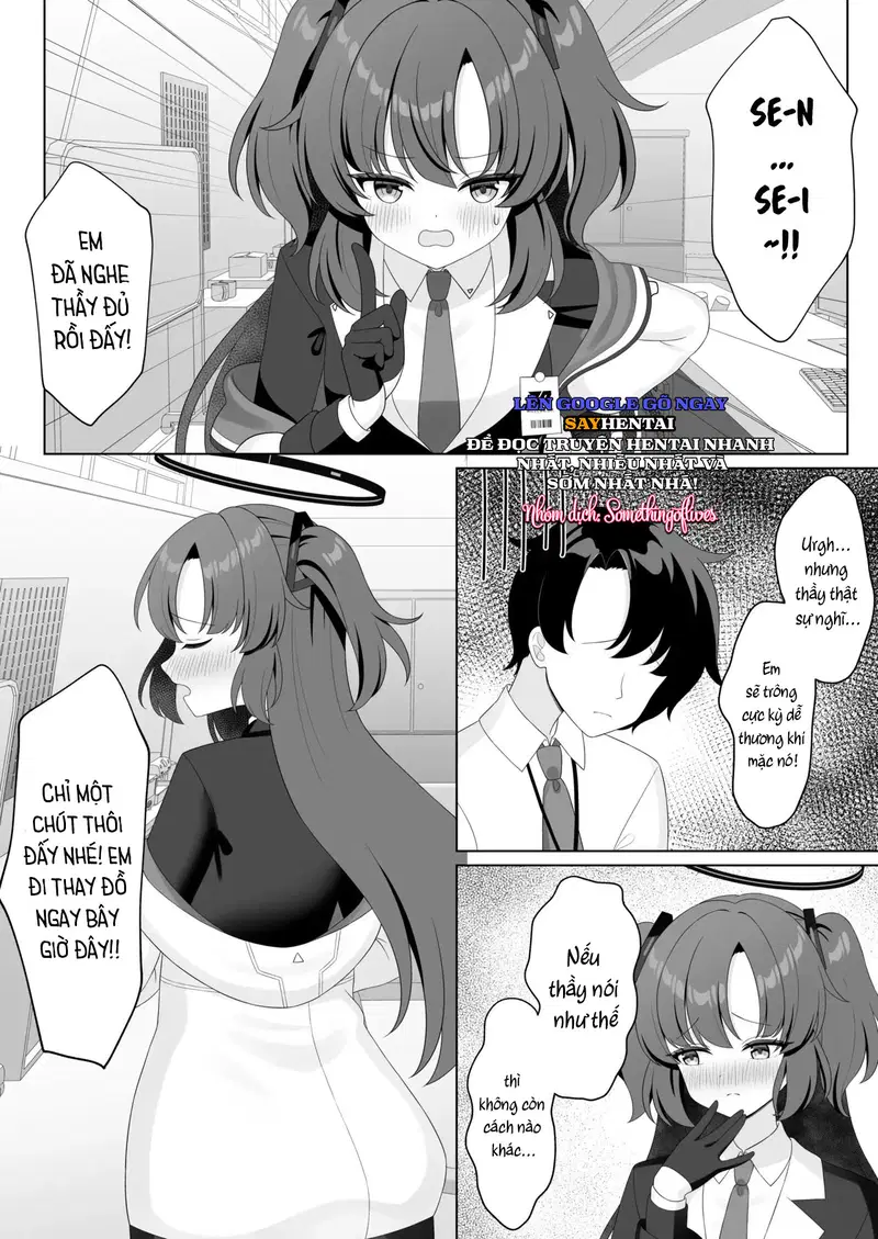 Sensei! Sao lại có cái đồ lót trông mờ ám thế này! - Trang 5