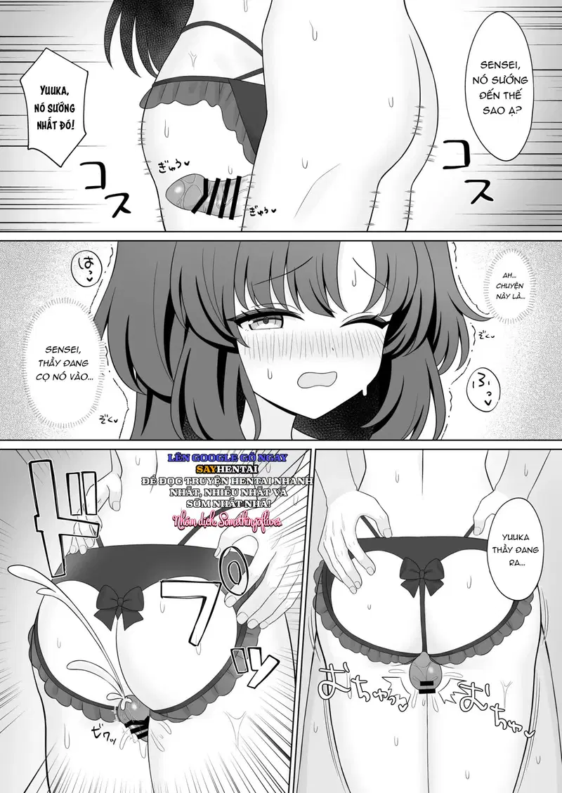 Sensei! Sao lại có cái đồ lót trông mờ ám thế này! - Trang 9