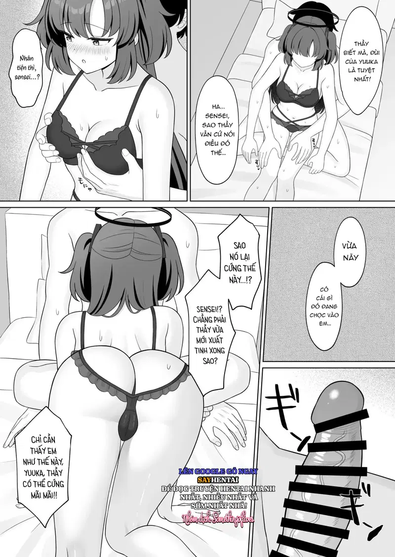 Sensei! Sao lại có cái đồ lót trông mờ ám thế này! - Trang 10