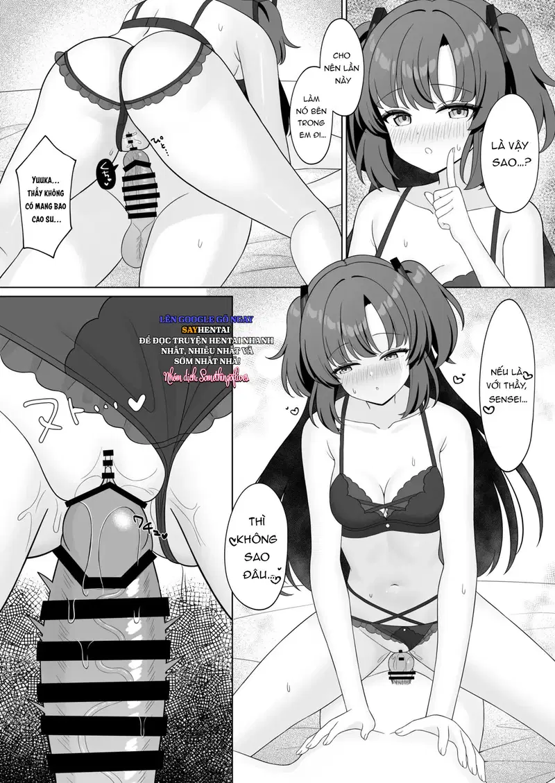 Sensei! Sao lại có cái đồ lót trông mờ ám thế này! - Trang 11