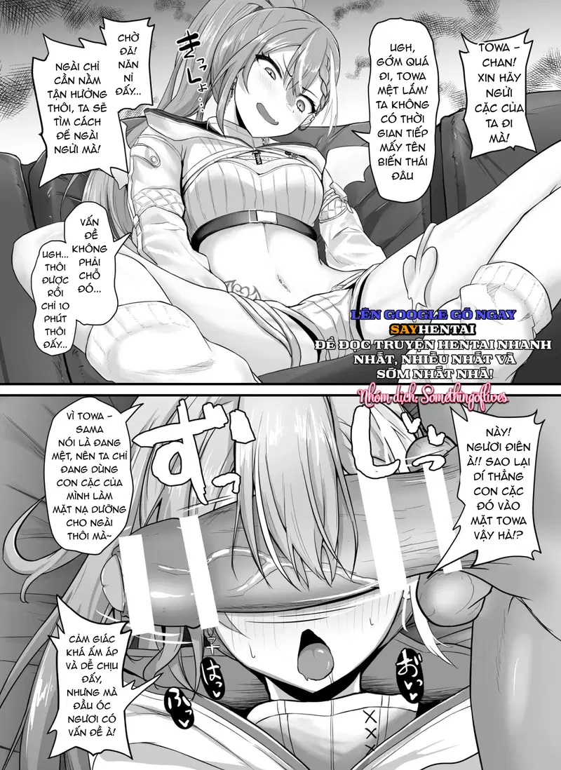 Làm ơn đi!! Hãy ngửi dương vật của anh, một lần thôi cũng được 3 - Trang 7