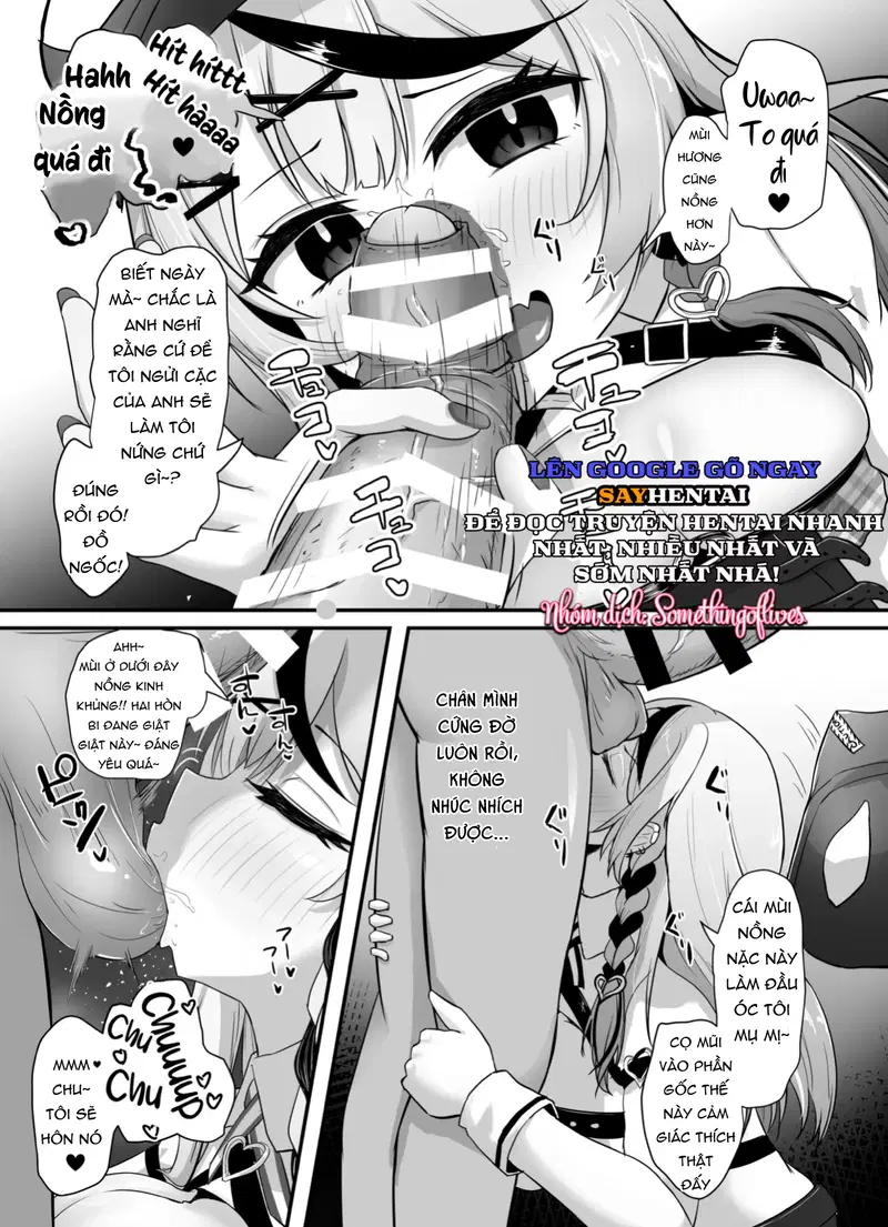 Làm ơn đi!! Hãy ngửi dương vật của anh, một lần thôi cũng được 3 - Trang 12