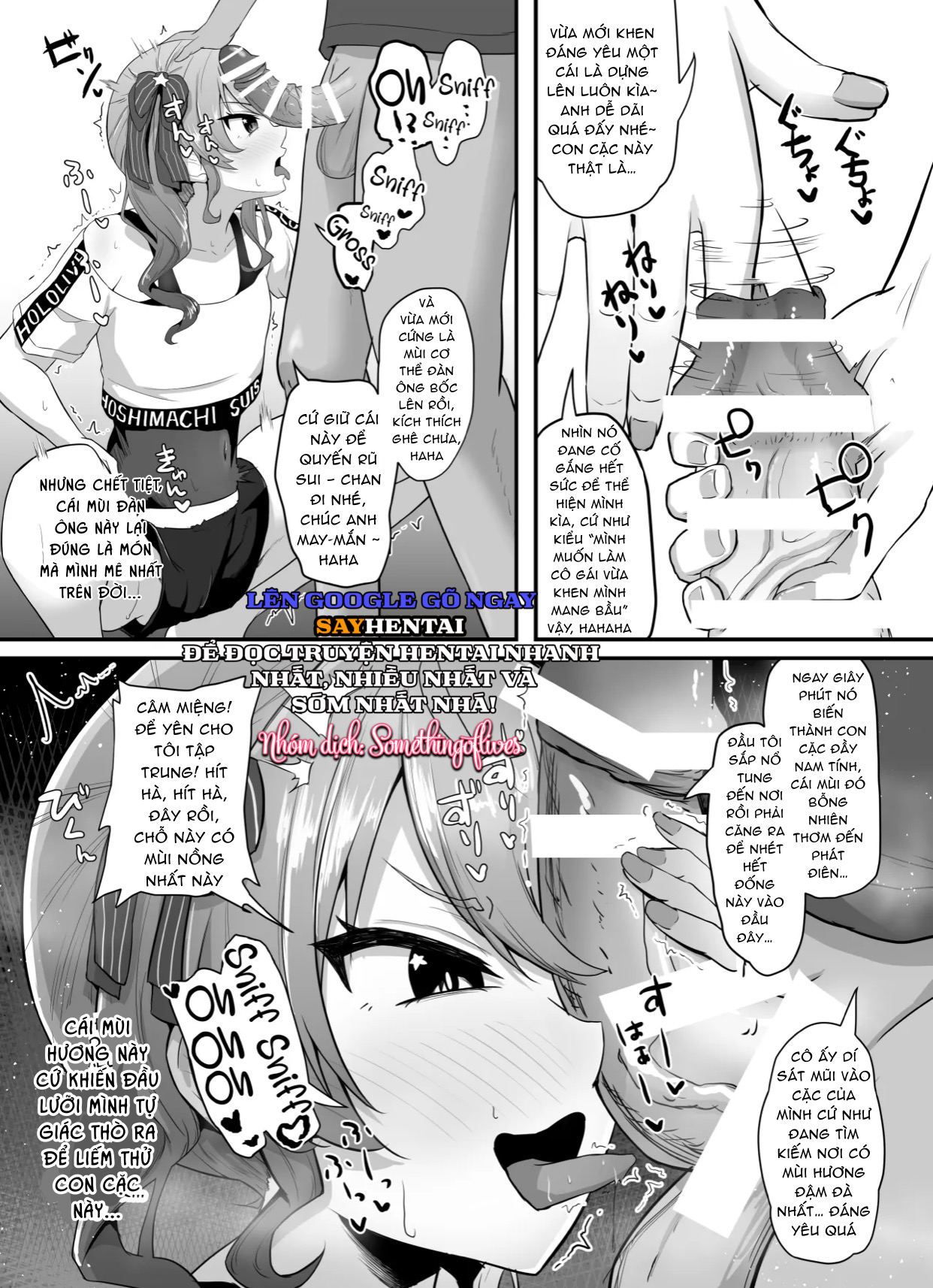 Làm ơn đi!! Hãy ngửi dương vật của anh, một lần thôi cũng được 3 - Trang 16