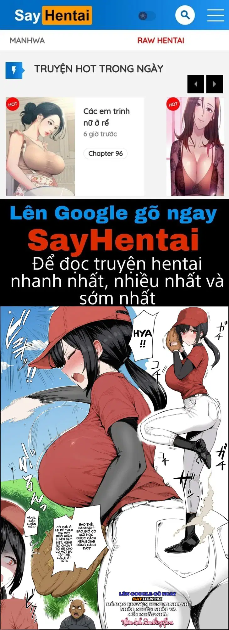 Cô bé câu lạc bộ bóng chày thích đặc huấn - Trang 1