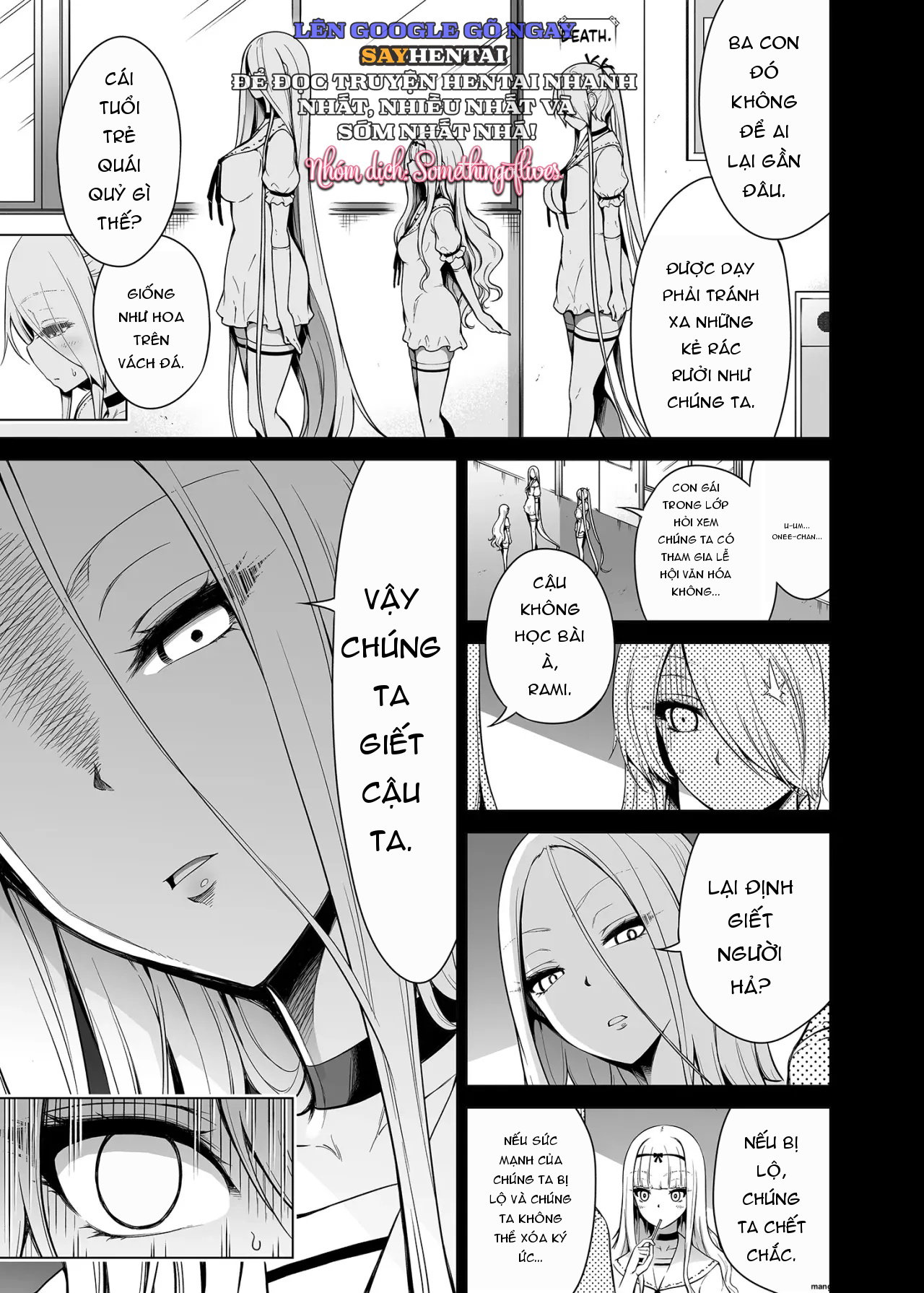 Trải nghiệm bị vắt khô cùng ba chị em succubus nóng bỏng 1 - Trang 7