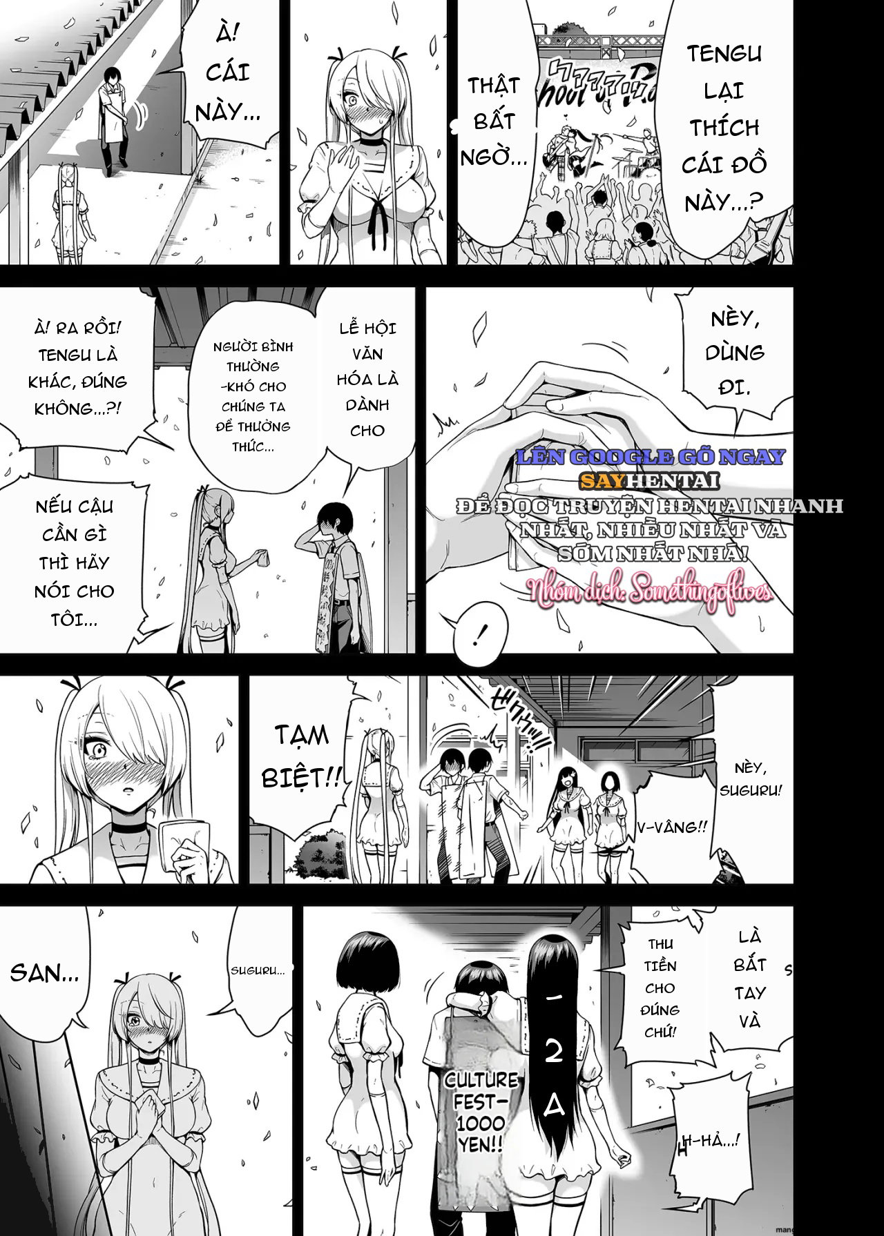 Trải nghiệm bị vắt khô cùng ba chị em succubus nóng bỏng 1 - Trang 11