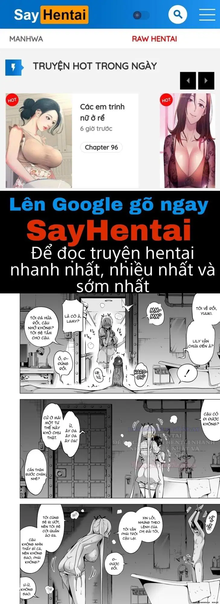 Trải nghiệm bị vắt khô cùng ba chị em succubus nóng bỏng 3 - Trang 1