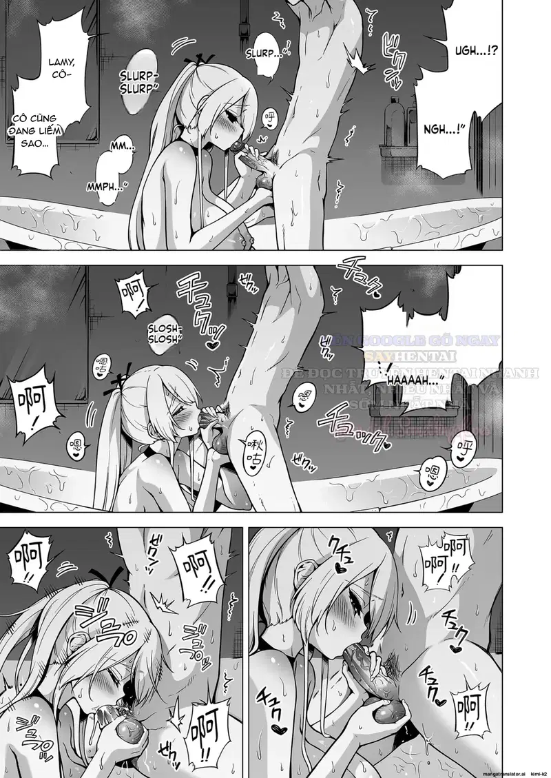 Trải nghiệm bị vắt khô cùng ba chị em succubus nóng bỏng 3 - Trang 4