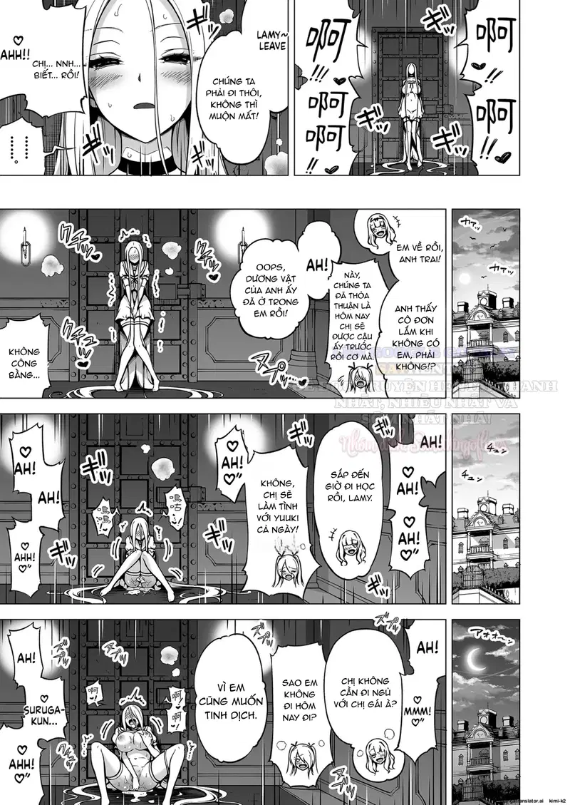 Trải nghiệm bị vắt khô cùng ba chị em succubus nóng bỏng 3 - Trang 16