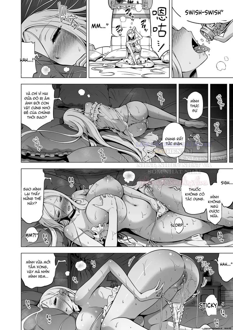 Trải nghiệm bị vắt khô cùng ba chị em succubus nóng bỏng 3 - Trang 6