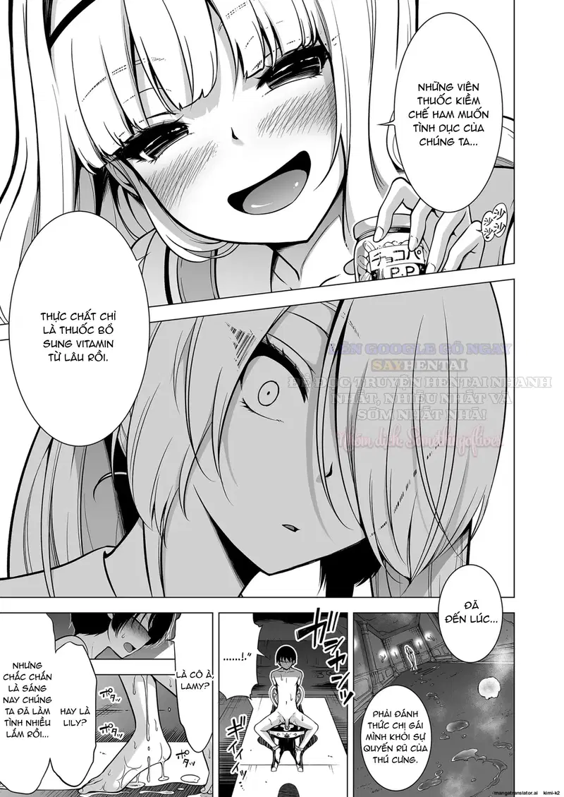 Trải nghiệm bị vắt khô cùng ba chị em succubus nóng bỏng 3 - Trang 21